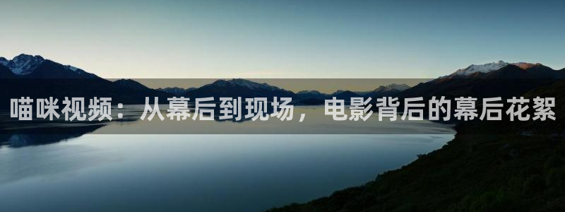 成人韩国影视：喵咪视频：从幕后到现场，电影背后的幕后花絮